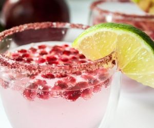 Pomegranate Lime Spritzer