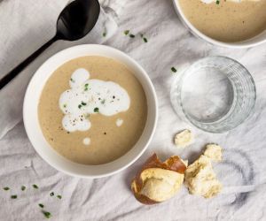 Chestnut Soup with Truffle Froth