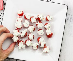 Goat Cheese Basil Tomato Bites