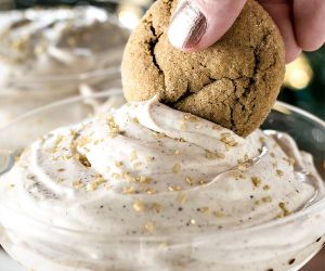 Skinny Ginger Cookies and Eggnog Diip