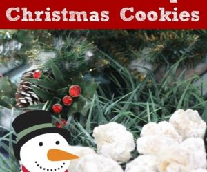 Snowman Poop No Bake Christmas Cookies