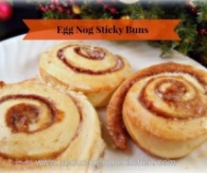 Egg Nog Sticky Buns