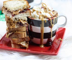 Peanut Butter & Jelly Hot Chocolate