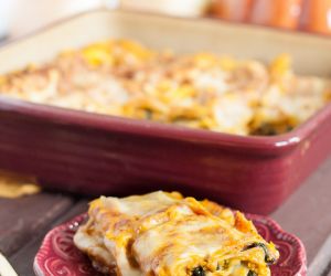 Savory Pumpkin Lasagna {Vegetarian}