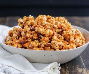 Salted Honey Almond Caramel Corn