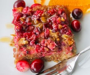 Cranberry Orange Baked Oatmeal