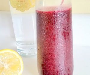 Boozy Frozen Blueberry Lemonade