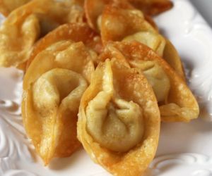 New Year's Party Ideas-Cream Cheese Wontons