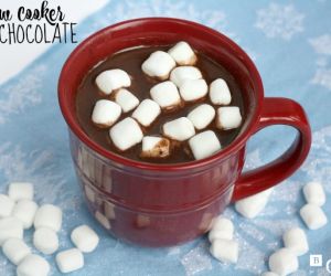 SLOW COOKER HOT CHOCOLATE