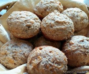 Savoury Cheddar Onion Muffins