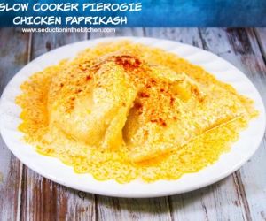 SLOW COOKER PIEROGIE CHICKEN PAPRIKASH