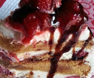 Strawberry Balsamic Cake