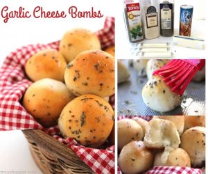 Garlic Cheese Bombs