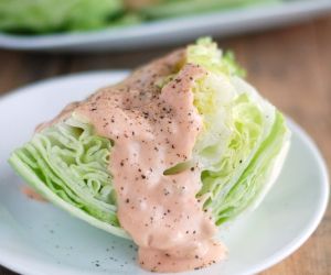 Lettuce Wedges with Thousand Island Dressing