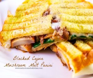 BLACKENED CAJUN MUSHROOM MELT PANINI