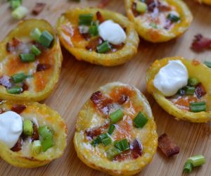 Triple Cheese & Bacon Potato Skins