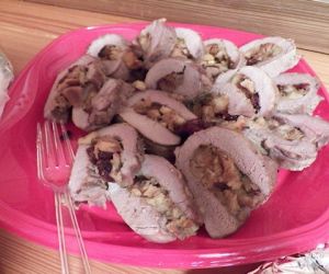 Apple Stuffed Pork Tenderloin