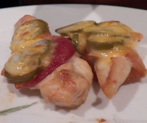 Jalapeno Popper Bacon Wrapped Chicken