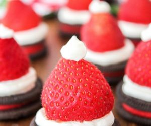 Oreo Santa Hats