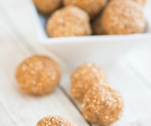 Protein Packed Peanut Butter & Quinoa Bombs