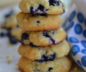 Blueberry Orange Cream Cheese Cookies