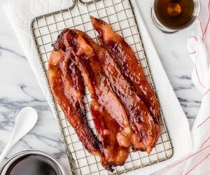 Candied Whiskey Bacon