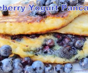 BLUEBERRY YOGURT PANCAKES