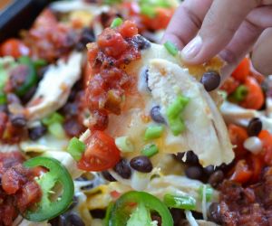 Triple Cheese & Rotisserie Chicken Nachos