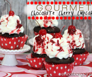 Chocolate Cherry Cupcake