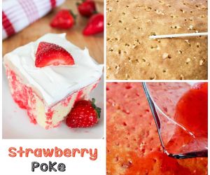 Strawberry Poke Cake