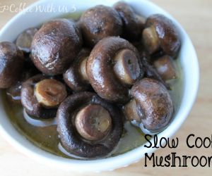 Slow Cooker Mushrooms