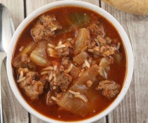 Crockpot Unstuffed Cabbage Rolls Soup