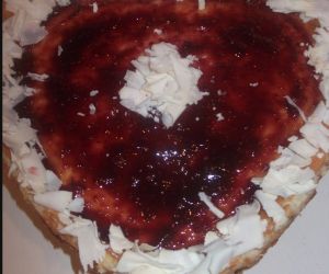 Valentines White Chocolate Raspberry Cheesecake