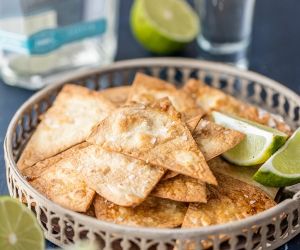 Tequila Lime Baked Tortilla Chips