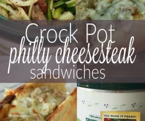 Philly Cheesesteaks in the Crock Pot