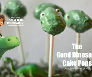 The Good Dinosaur Cake Pops