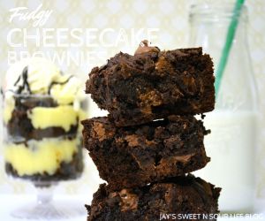 Fudgy Cheesecake Brownies