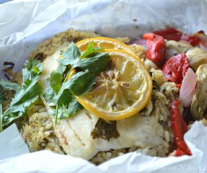 Lemon Roasted Tilapia and Vegetables