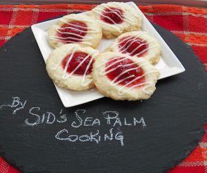 Cherry Pie Shortcake Cookies