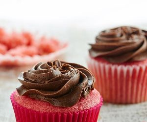 Chocolate Strawberry Cupcakes