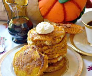 Pumpkin Chocolate Chip Buttermilk Pancakes