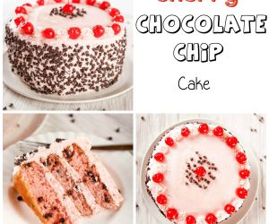 Cherry Chocolate Chip Cake