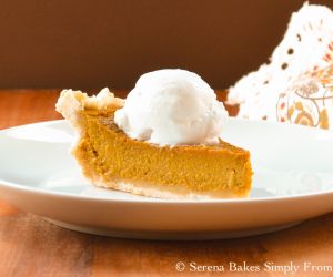 Gluten Free Dairy Free Pumpkin Pie