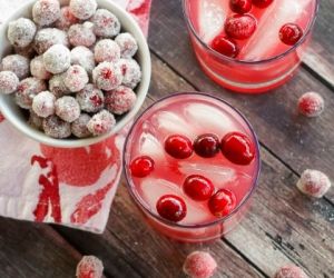 Grapefruit Cranberry Elderflower Cocktail