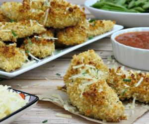 Crispy Baked Parmesan Chicken Tenders Recipe