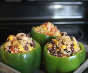 Quinoa Stuffed Peppers With Roth Cheese