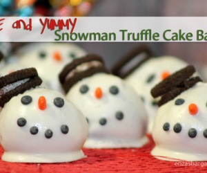 Snowman Truffle Cake Balls Recipe