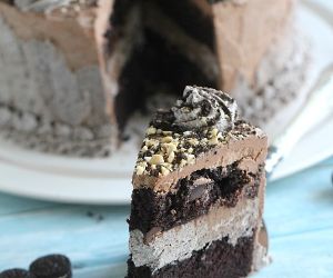 Oreo Nutella Cake - Eggless