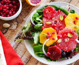 Winter Sweet Citrus Salad with Pomegranate & Pistachios