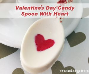 Valentine’s Day Candy Spoon with Heart